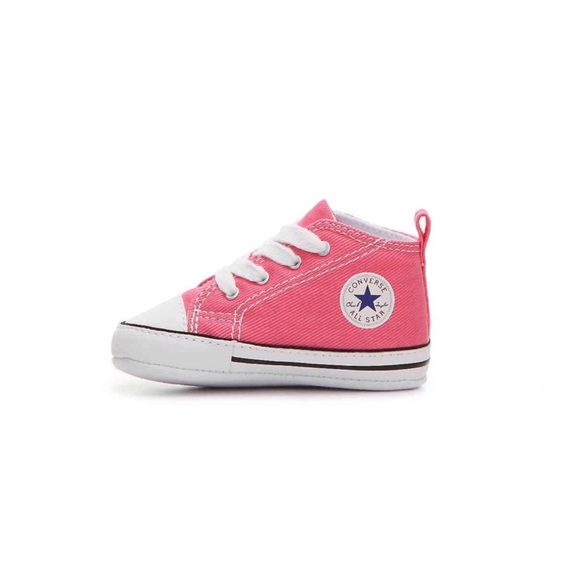 Converse Other - CONVERSE CRIB PINK BABY BOOTIES SOFT BOTTOM SIZE 1